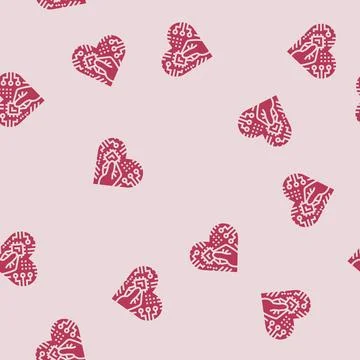 Diy electronics tech enthusiast glyph seamless pattern イラスト素材