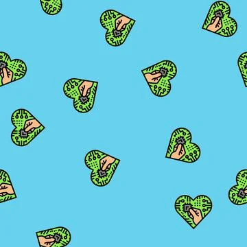 Diy electronics tech enthusiast vector seamless pattern Stock Illustration