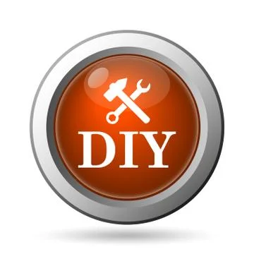 Diy icon. internet button on white background.. Ilustración de archivo
