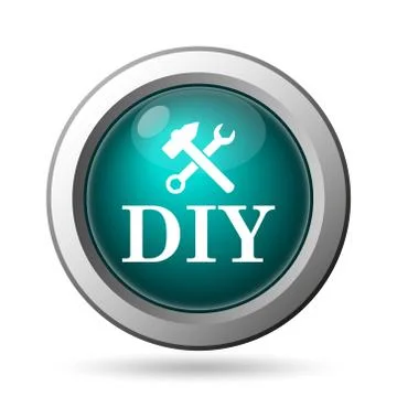 Diy icon. internet button on white background.. Ilustración de archivo