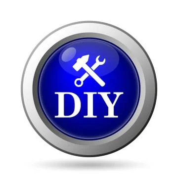 DIY icon. Internet button on white background.. Ilustración de archivo