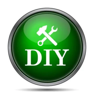 DIY icon. Internet button on white background.. Ilustración de archivo