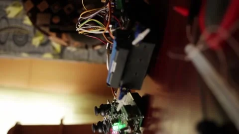 DIY, the machine on electronic control Stock-Footage 151995055