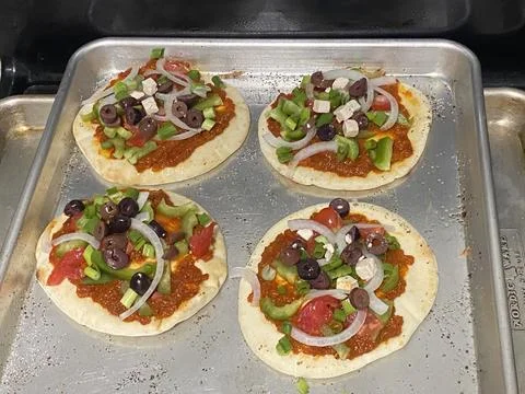 DIY Pizza Stock Photos