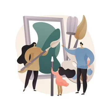 DIY project abstract concept vector illustration. Illustrazione stock