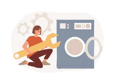 DIY repair isolated concept vector illustration. Ilustración de archivo
