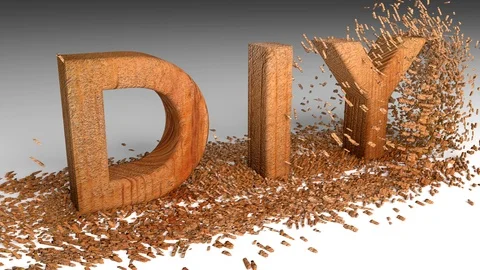 DIY Text Animation Vídeos de archivo 106715153