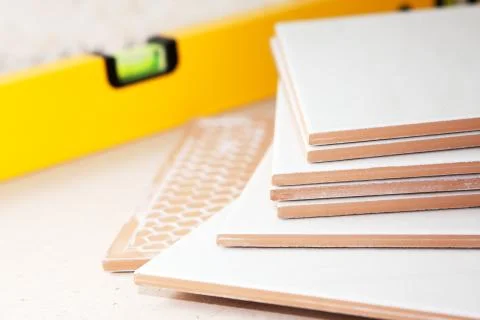 Diy tiling redecoration Stock Photos