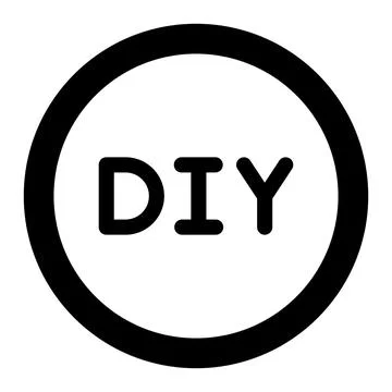 Diy Vector Icon Design Illustration Stock Illustration