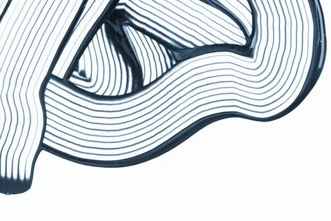 DIY wave textured background in blue and white experimental abstract art 스톡 사진