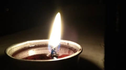 Diya lamp Video stock 213957029