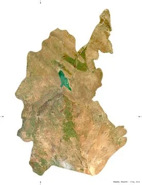 Diyala, Iraq. Sentinel-2 satellite imagery Stock Illustration