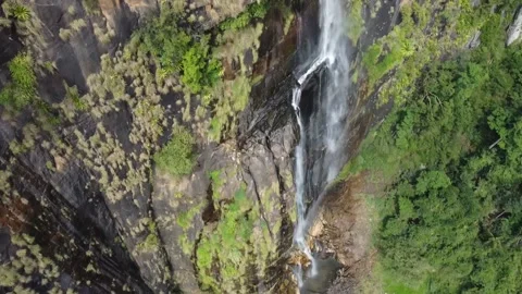 Diyaluma Waterfall Stock Footage 201500092