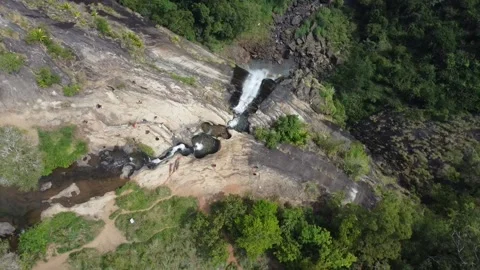 Diyaluma Waterfall Stock Footage 201500093