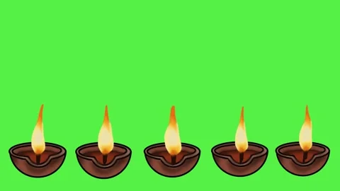 Diyas green screen 4k video clip Stock Footage 288738048