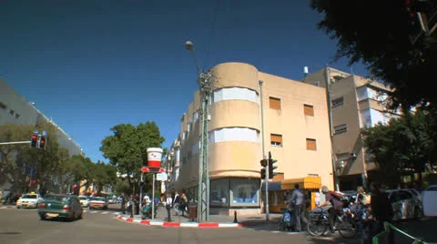 Dizingof Mall street view Stock Footage 25178095