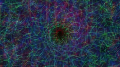 Dizzy colors VJ lopp Video stock 71156476