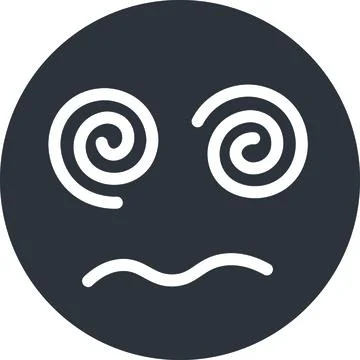 Dizzy face Stock Illustration