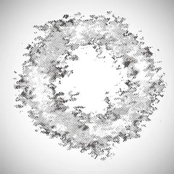 Dizzy round background Stock Illustration