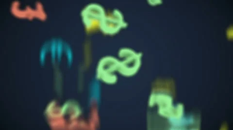 Dizzying banknotes Video stock 35348407