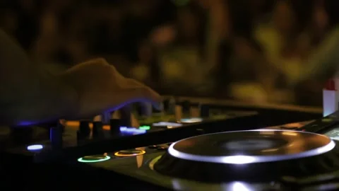 DJ 1 Video stock 308734969