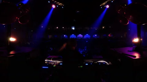 DJ Backseat Stage View Stock Footage 46628261
