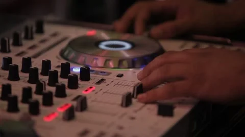 DJ Board DJ Stock Footage 44686399