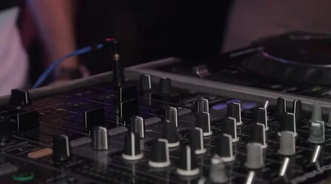 DJ Board DJ Stock Footage 44824808