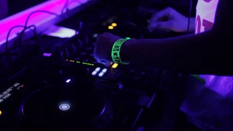 DJ Booth 1 Stock Footage 81957538