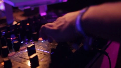 DJ Booth 4 Stock Footage 81957540
