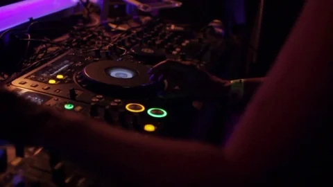 DJ Booth 7 Stock Footage 81957491