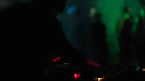 DJ in club Stock Footage 75449370