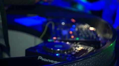 DJ At A Club Set Stock Footage 50424804