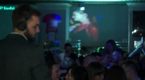 DJ At A Club Set Stock Footage 50424837
