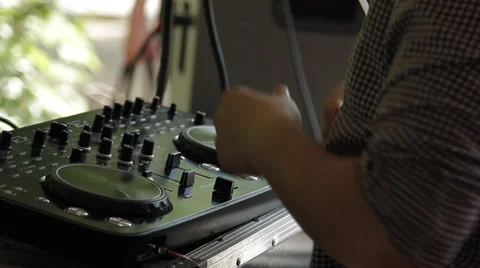 DJ console Stock Footage 35240345