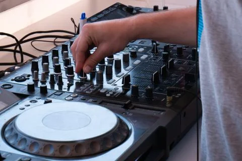 DJ control panel Stock Photos
