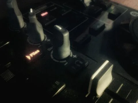 Dj controller mixer 写真素材