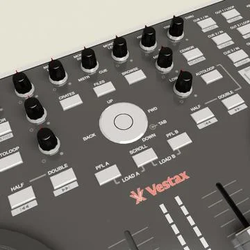 3D Model: DJ Controller Vestax VCI-300 #91435355 | Pond5