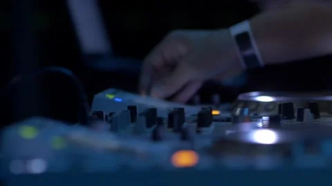 DJ Controllers Knobs And Fader Caps 動画素材 141415014