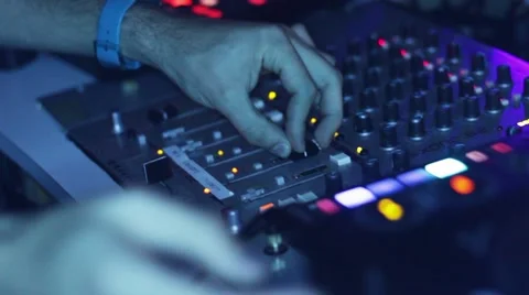 DJ Decks Video stock 47379949