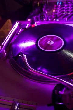 DJ on the Decks Stock Photos
