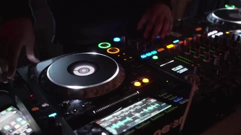 DJ on the decks - Sequence Stock Footage 138227608