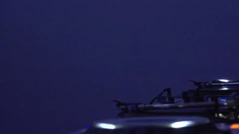 DJ Digital turntable Stock Footage 146333765