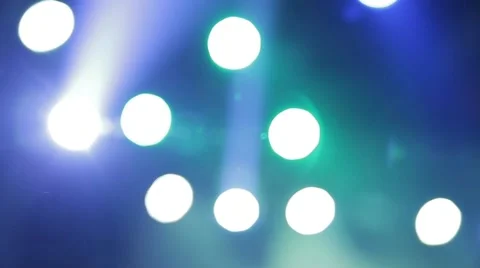 DJ Disco Lights Bokeh In The Disco Club 스톡 동영상 49950600