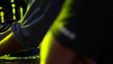 DJ during concert Stock Footage 77051391