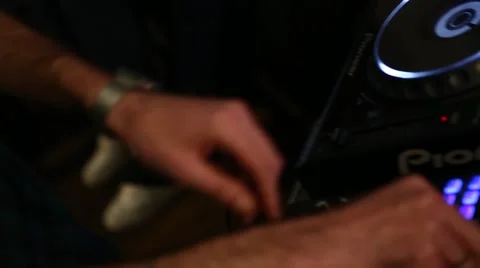 Dj effecting - II Stock Footage 42684225