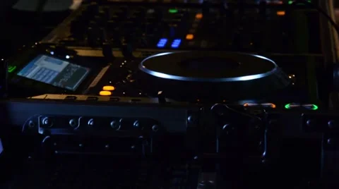 DJ equipment Video stock 48839836