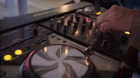 DJ at an Event Stock Footage 101838503