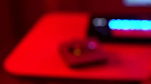 DJ Hand At  The Recording Studio Stock Footage 60785037
