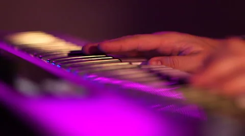 DJ Hand At  The Recording Studio Stock Footage 60785859